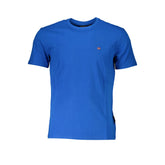 Napapijri Blue Cotton T-Shirt -   -  Napapijri.